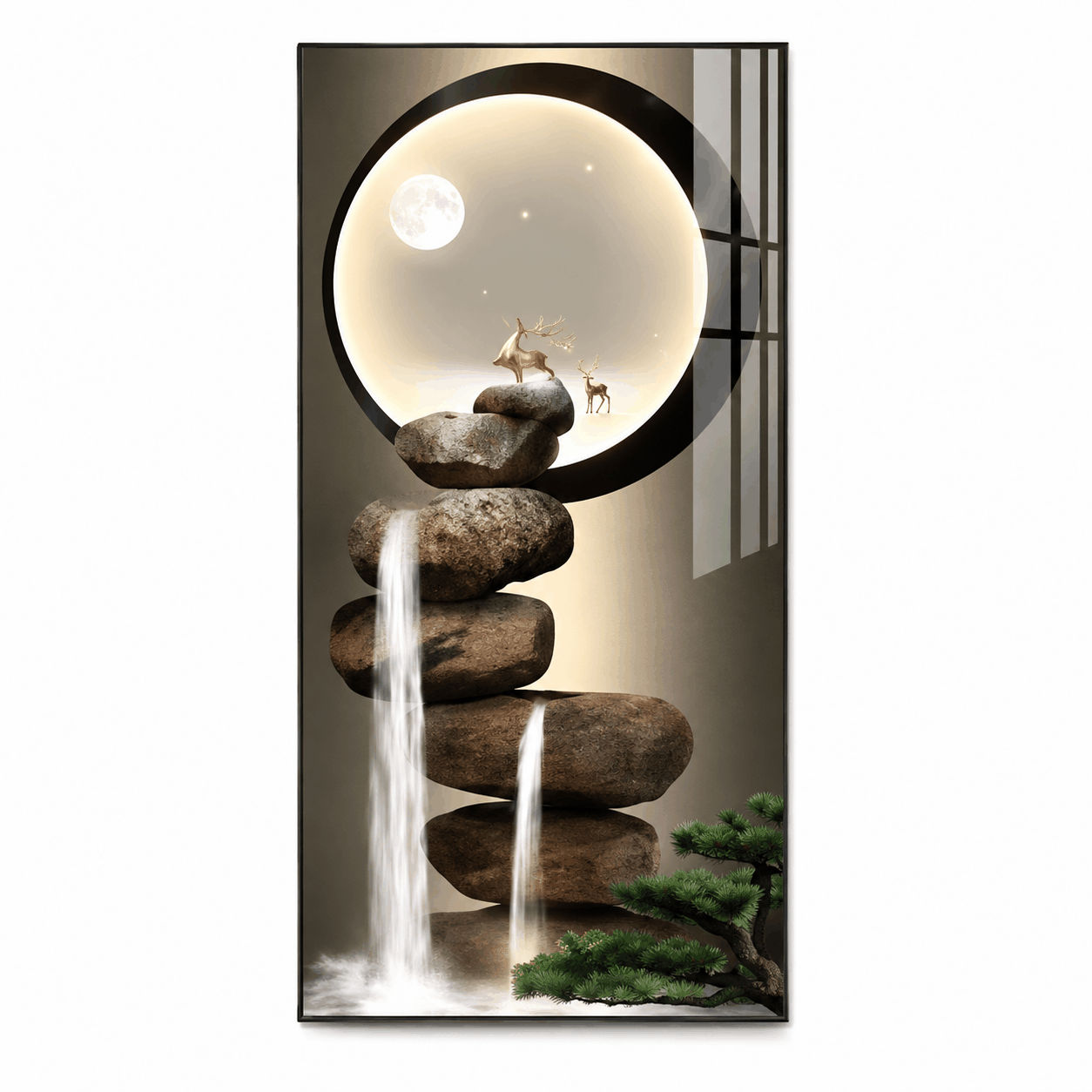 Elegant Nordic Wall Art Mural