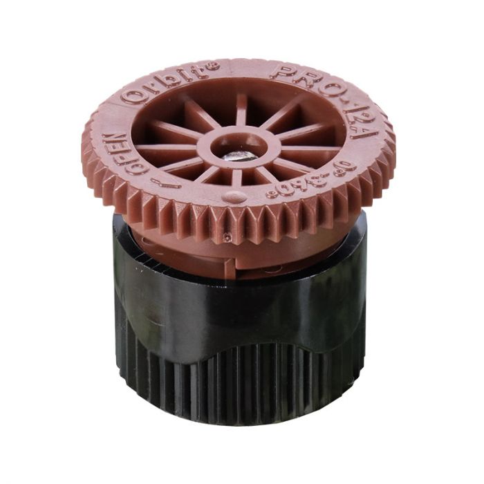 Bulk Pack 3 x Orbit Adjustable Spray Nozzle - 12 Feet - Brown- Pre Packed