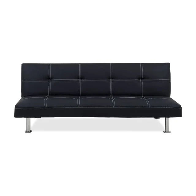 Comfy Home Furnitures Jelly Sleeper Couch Black Single