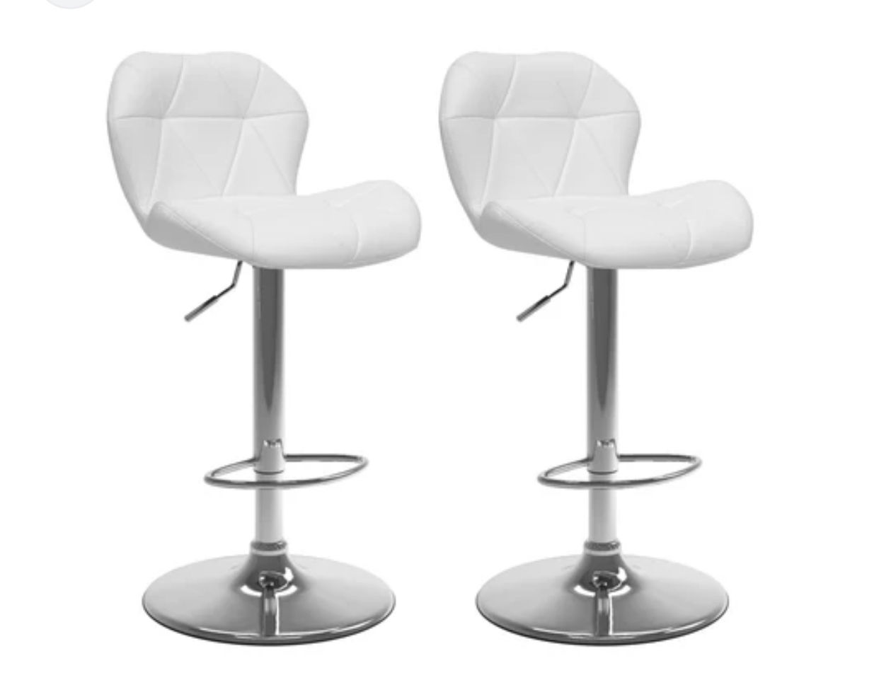 IG Furn- Sophia set of 2 Bar Stool White