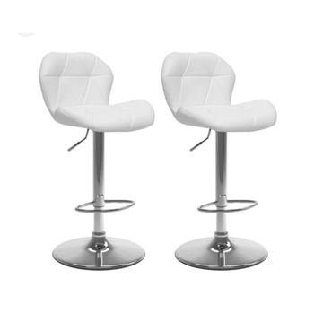 IG Furn- Sophia set of 2 Bar Stool White