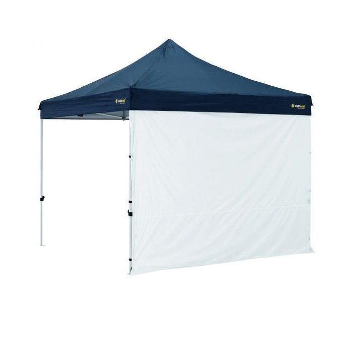 OZtrail Solid Gazebo Wall Kit With Centre Zip 3m White