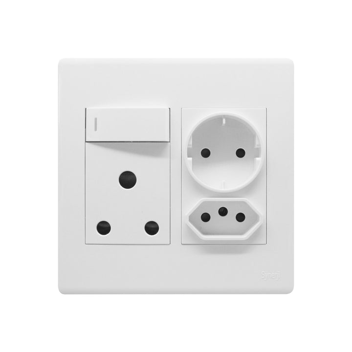 SYNERJI S/S DECO 4X4 SNGEUROSCHUKO - white