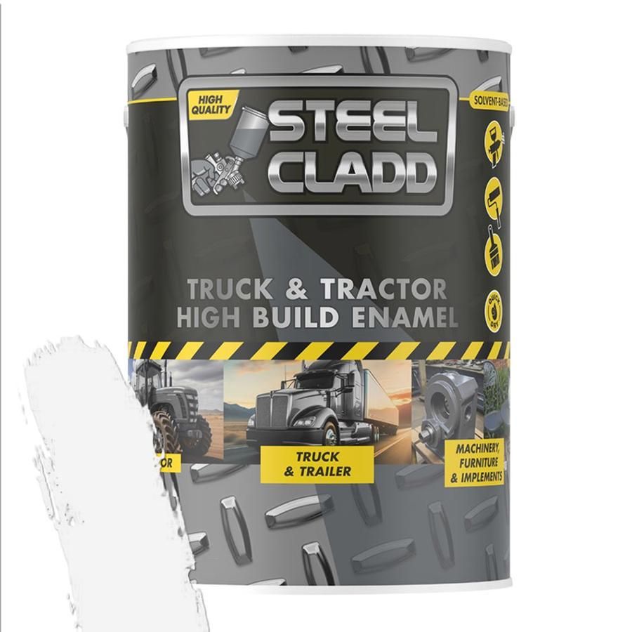 Steel Cladd Truck And Tractor Enamel White 5L