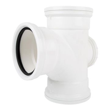 Polyprop Junction 90Deg Sv I.E 110Mm Satas 3 Pack