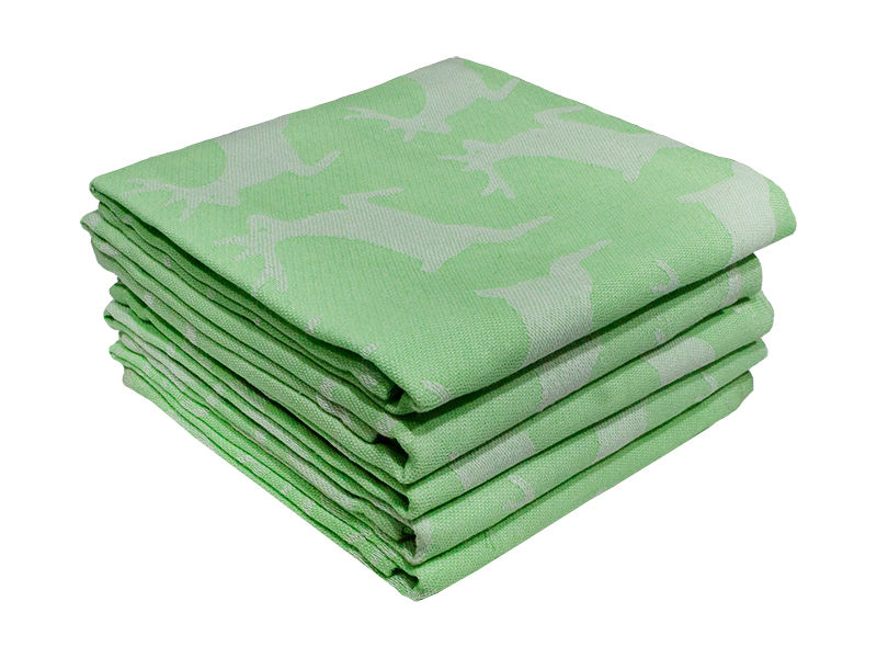 Bunty's Kitchen Towel - Design 2760 - 050x070cms - (05 Pc Pack) - Deer - Jasmine Green