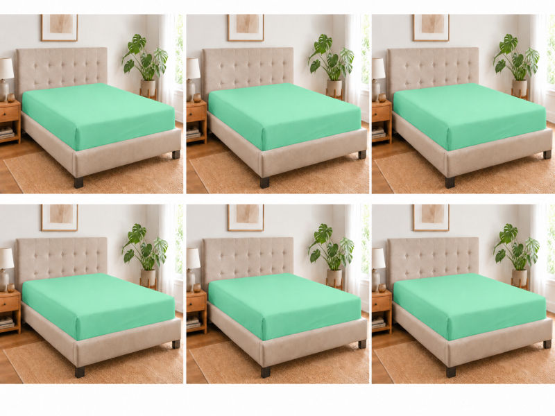 Everyday Collection Fitted Sheet - 90GSM - Hemlock - King (06Pc Pack)
