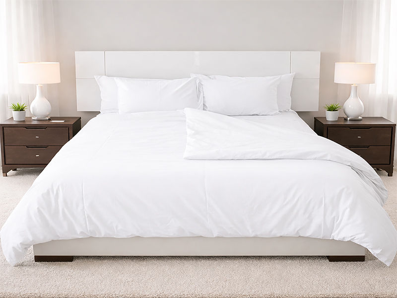Hotel Collection - Duvet Cover Set - (06 Sets) - Double - Optical White