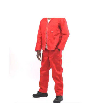 Inyathi Gold Range Pure Cotton Conti Suit - Red - EU 42