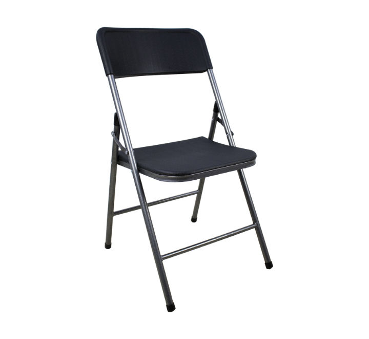 Vividitto -Plastic Folding Chair - Black