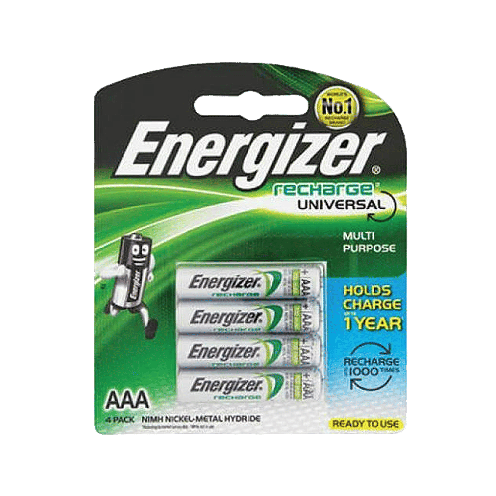 ENERGISER RECHARGE BATTERY AAA 1.5V 700mAH (PACK OF 4)
