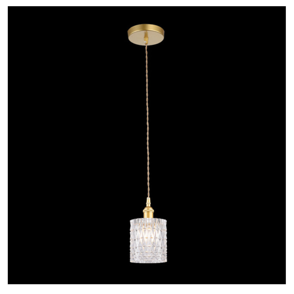 230v 40W E14 Vintage Cut Glass Pendant