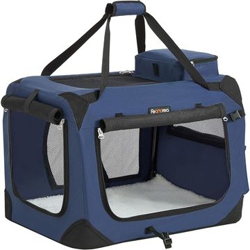 Feandrea Pet Transport Carrier Bag, Dark Blue