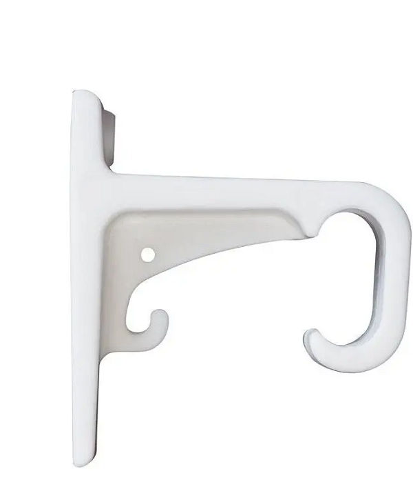 Curtain Track Bracket, Plastic, Single (PACK OF 10 )BY WOODLY