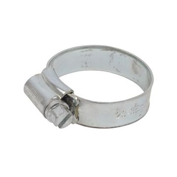 Galvanized Hose Clamp - 50mm-70mm x 12mm - 10 Pack