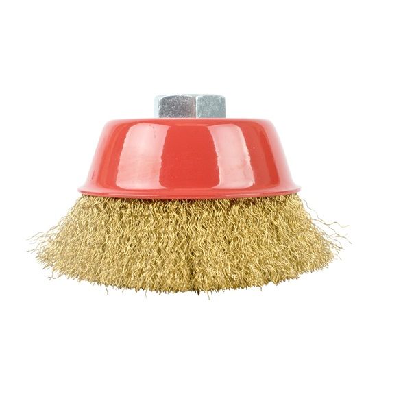 Tork Craft - Wire Cup Brush Crimped 100mmxm14 Bulk - 2 Pack