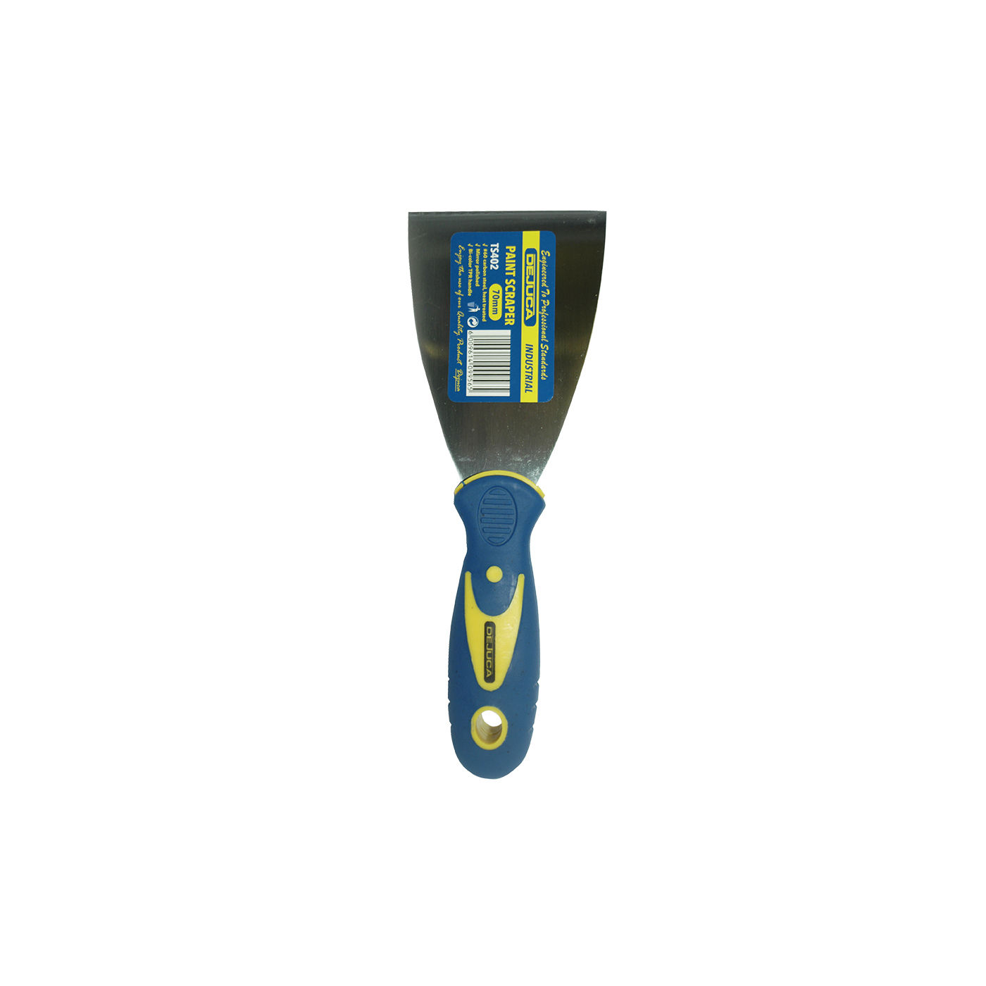 Dejuca - Paint Scraper - Rubber Grip - 70mm - 10 Pack
