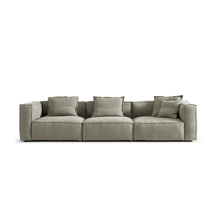 DecorMama Liema Modular L-Shape Sectional Couch – Sleek Contemporary Sofa