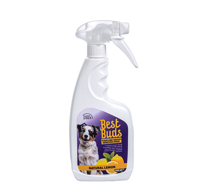 Stain & Odor Removal Spray for Dog - Natural Lemon - 500ml - 3 Pack