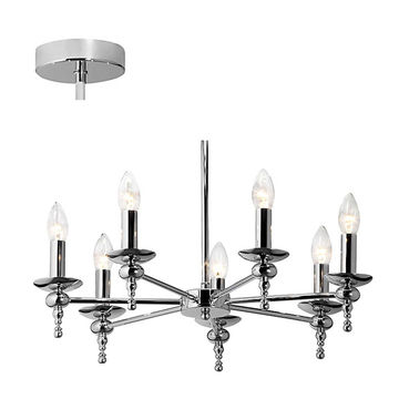 Eurolux Radiant Supreme Chandelier 550mm Chrome