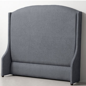 Cambri Wingback Headboard Double Graphite