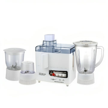 4-in-1 Food Processor Juicer, Blender, Mixer & Grinder