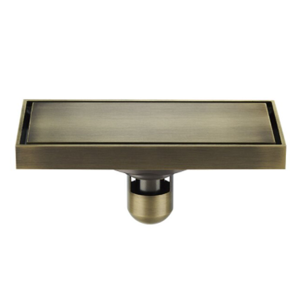 TTB030- Brass rectangle floor drain
