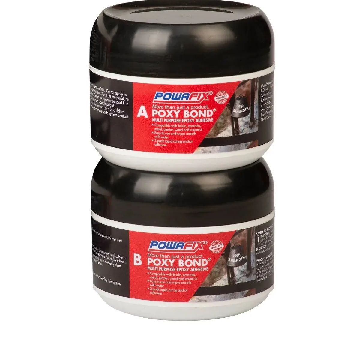 Powafix Poxy Bond Multi Purpose Epoxy Adhesive, 250ml BY WOODLY