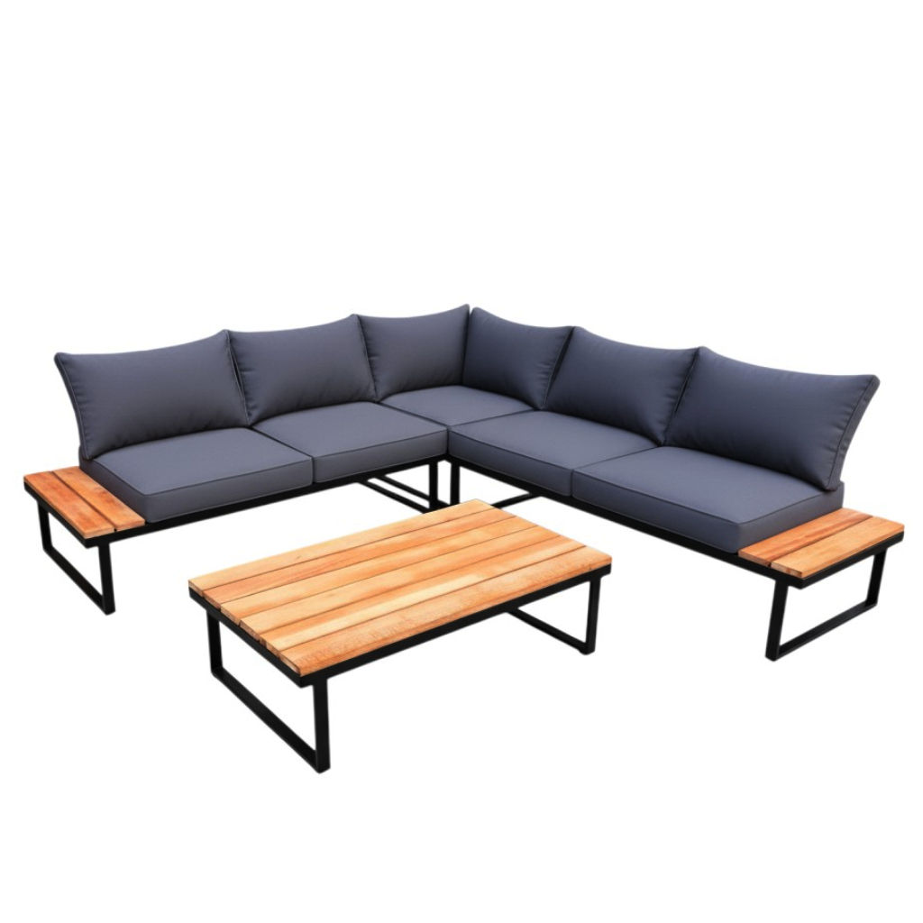 Shayd - 4pc Maldives Indoor/Outdoor Corner Sofa Set