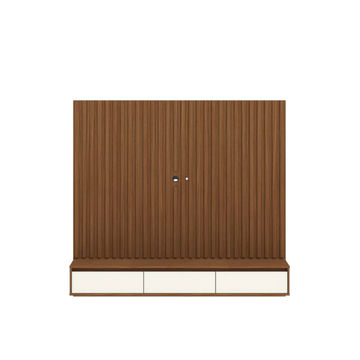 Home Suspenso Aden Wall  Plasma Stand 1.8m -Brown/Off White