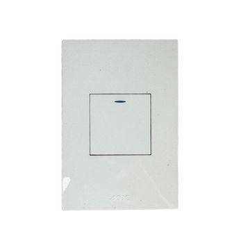 ACDC - White Orion 2 Lever 1 Way Light Switch (Pre-Assembled)