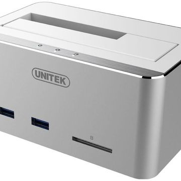 Unitek Usb3.0 Sata Docking Station With 2-Port Usb3.0 Hub + Sd Card Reader And Uasp Function