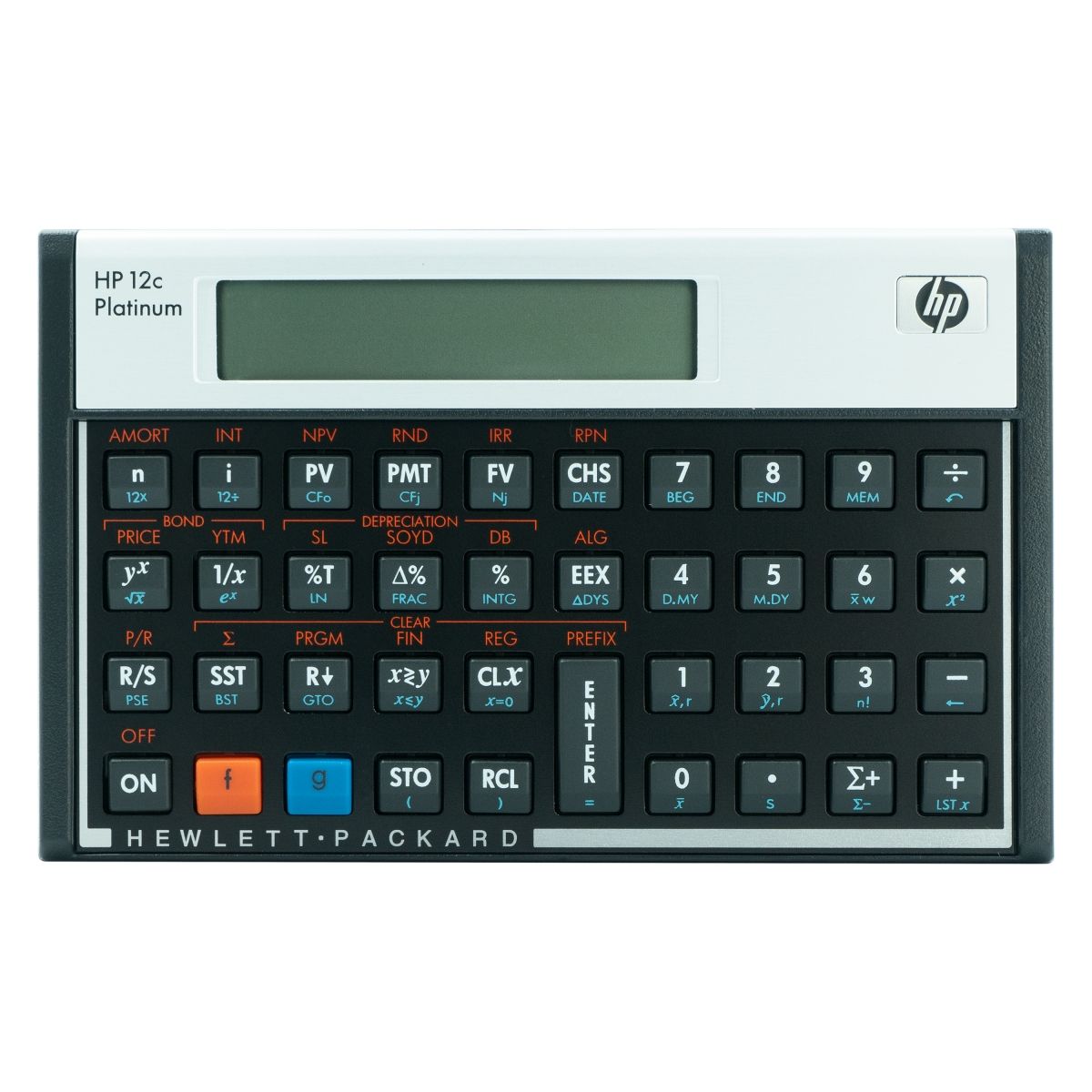 HP 12C Platinum Financial Calculator - (Algebraic or RPN)