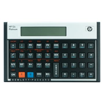 HP 12C Platinum Financial Calculator - (Algebraic or RPN)