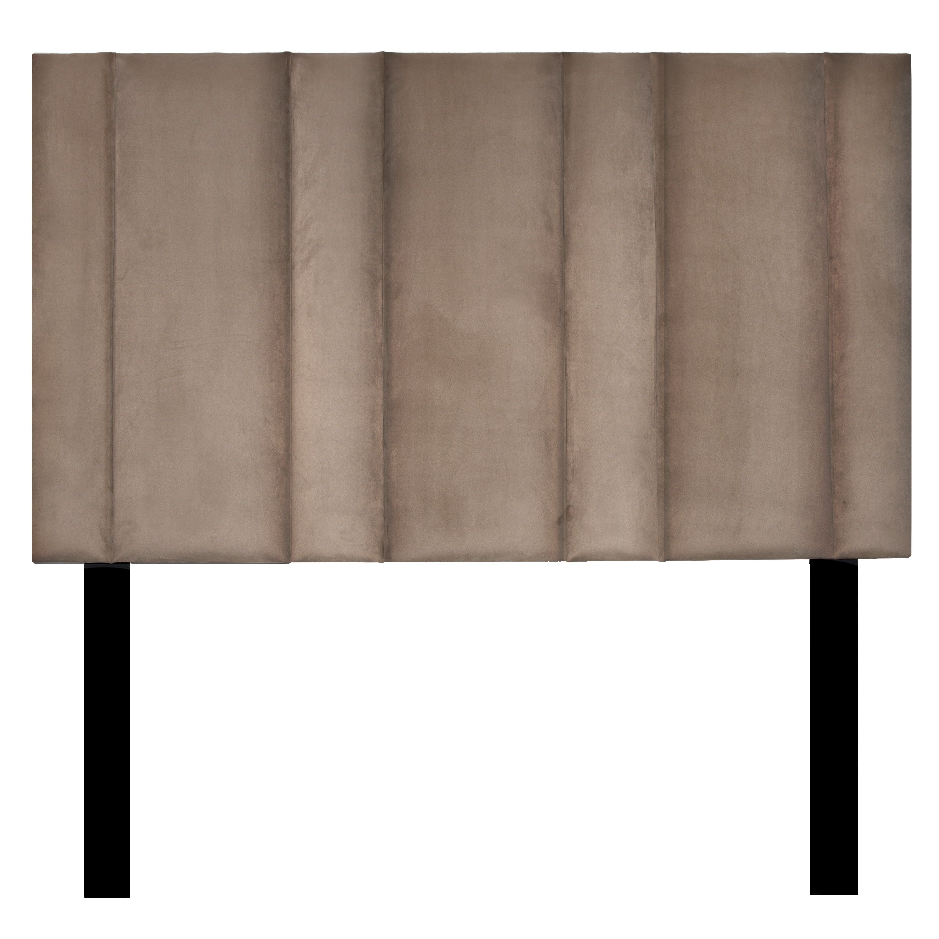 Mia Headboard - Beige Velvet - Double