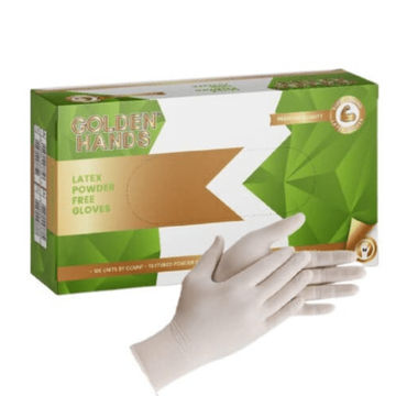 Golden Hands LATEX Powder Free (100 per box) M