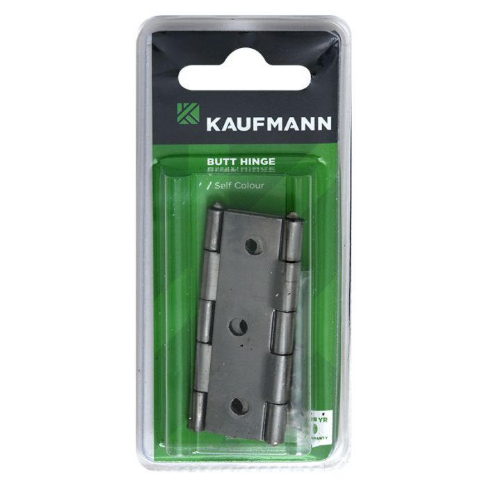 Kaufmann - Butt Hinge - 64mm - Steel - Pack of 2 - Bulk Pack of 14