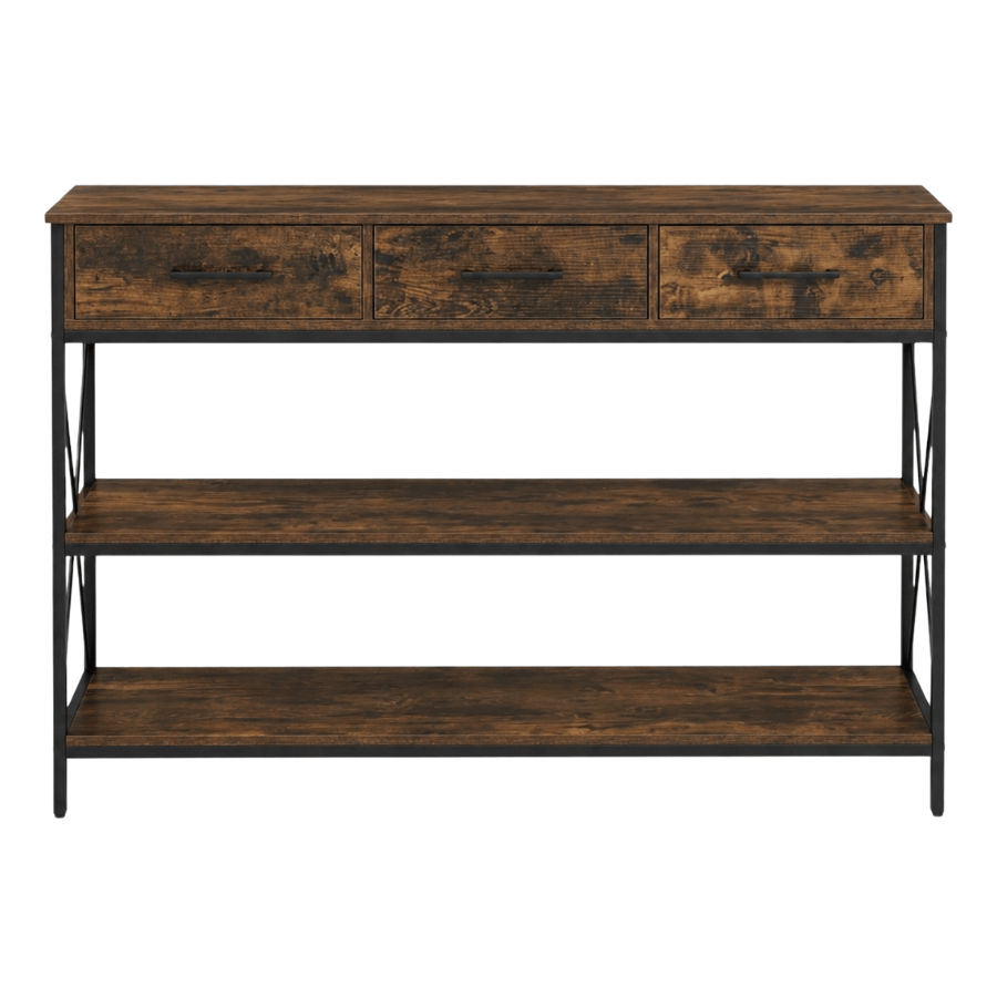 Woodhaven 3 Drawer Entryway Console Table