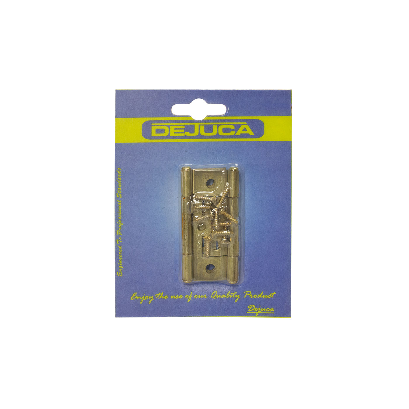 Dejuca - Flush / Sinkless Hinge - Bp - 65mm - 1pair/Card  - 4 Pack