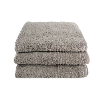 Glodina Black Label Luxury Marathon Snag Proof 550gsm -Bath Towel -Pack of 3 -Stone