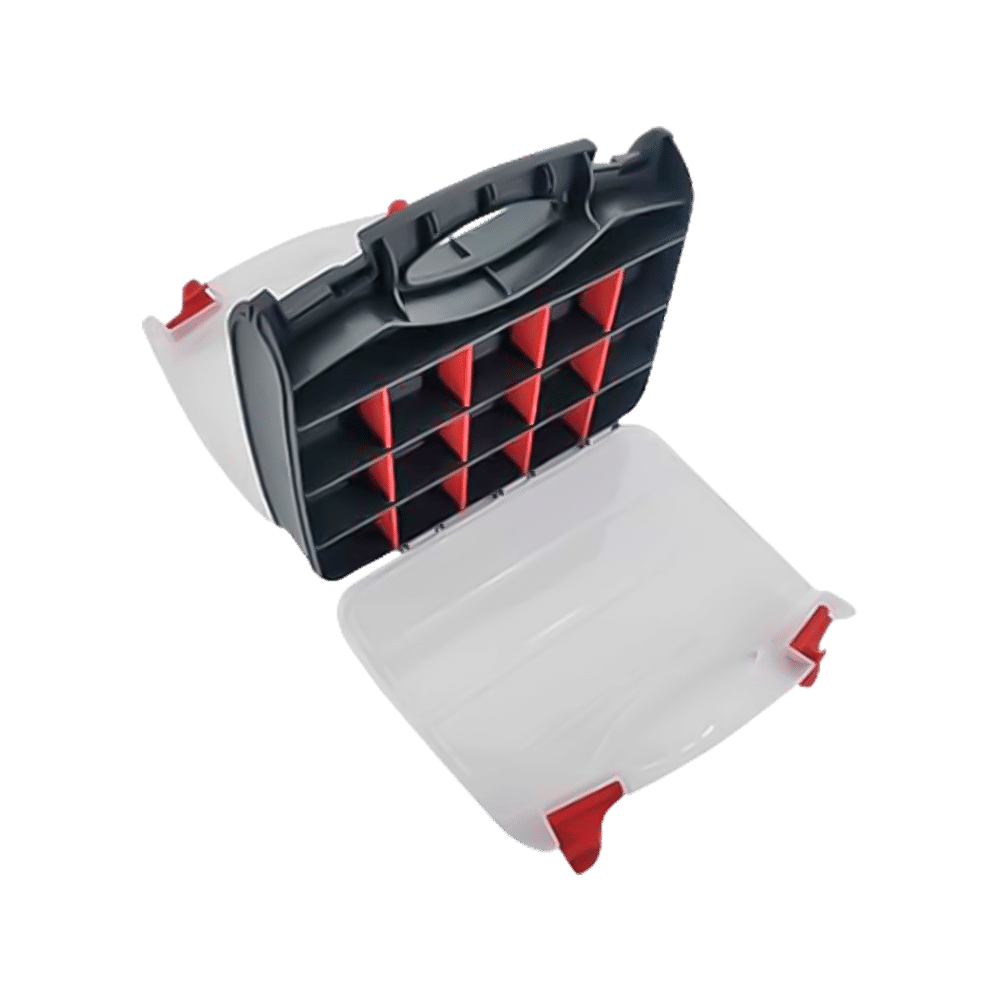 2-Sided Storage Case 22 Compartments Size 370 x 300 x 80mm