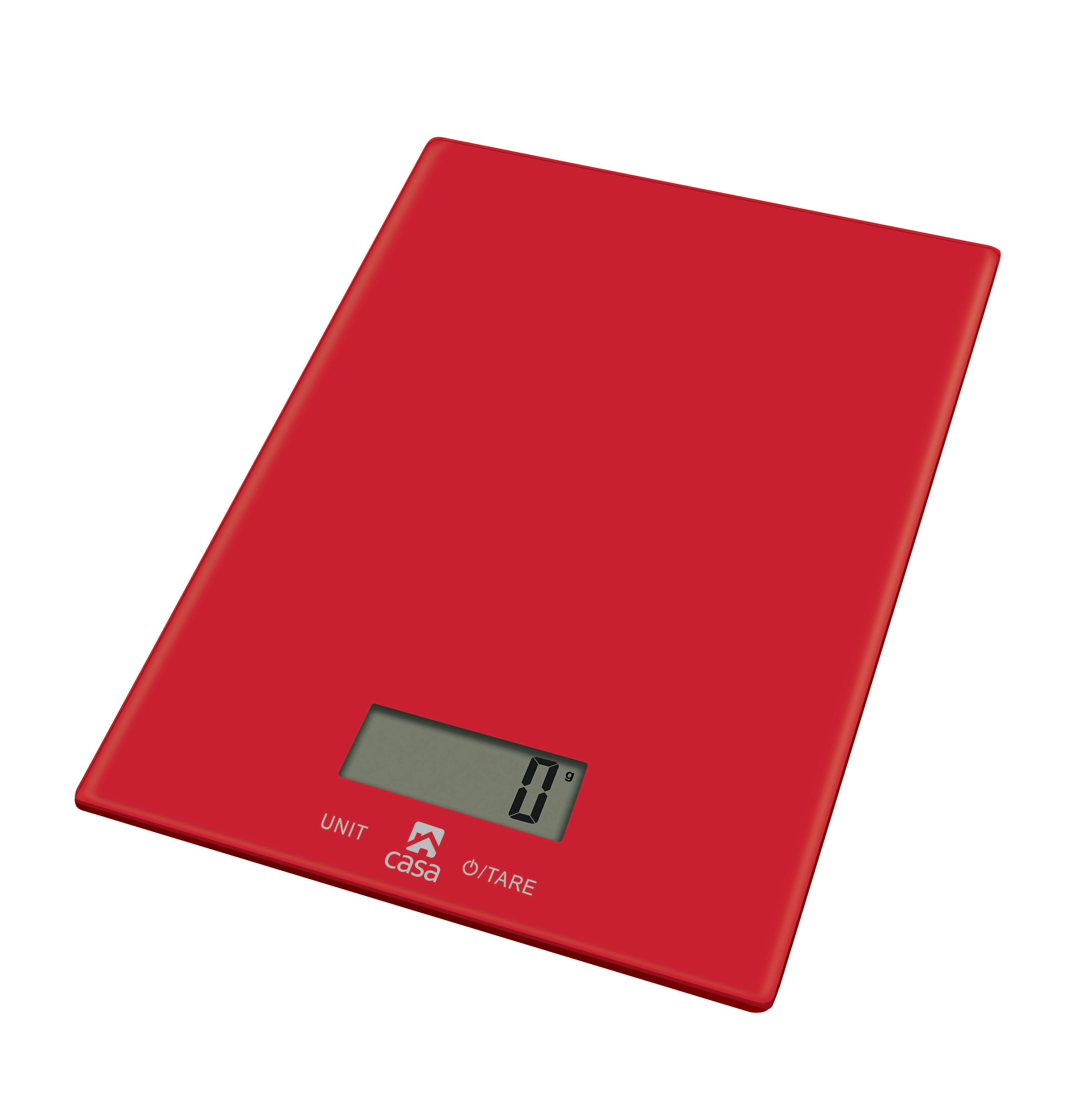 Casa Kitchen Scale  Glass - Rosso