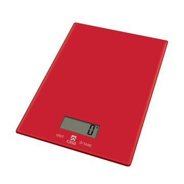 Casa Kitchen Scale  Glass - Rosso