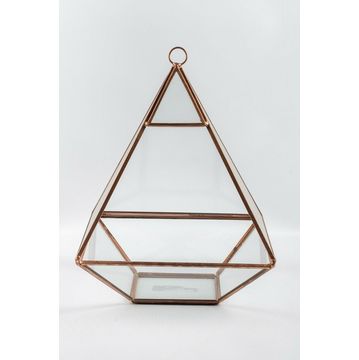 PYRAMID 15CMX15CMX20CM ROSE GOLD