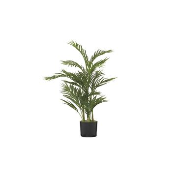 Faux Palm Tree in Plastic Pot – Artificial Indoor Plant 82cm