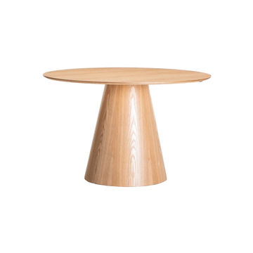 Vividitto - Tobby  120cm Round Dining  Table - Oak