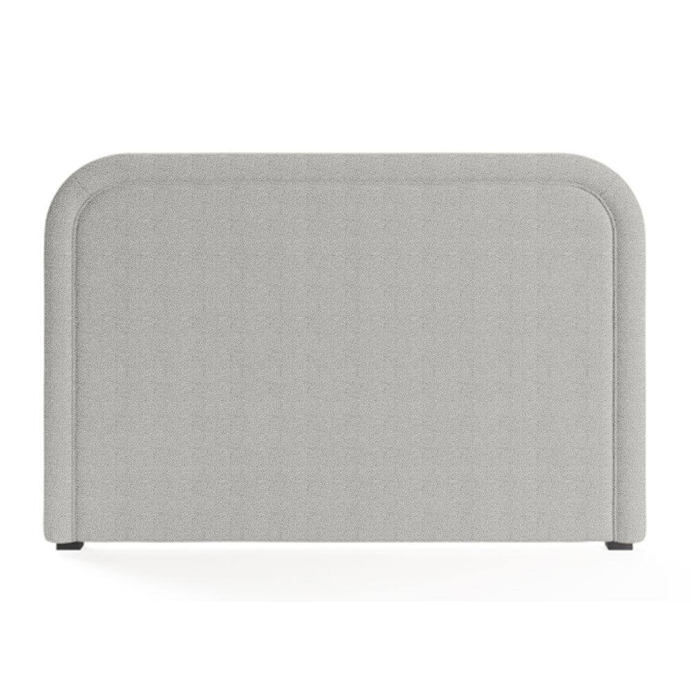 Bella Linen Headboard Grey Single