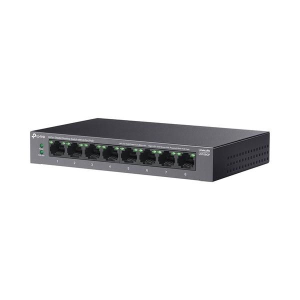 Tp-Link Litewave Ls108Gp 8-Port Gigabit Desktop Switch With 8-Port Poe+