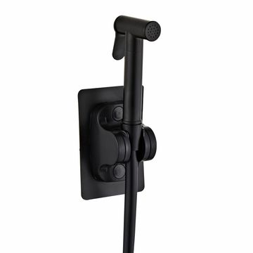 Stainless Steel Handheld Bidet Sprayer Kit Set 0425 Black