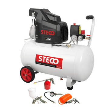 STECO 50L AIR COMPRESSOR  2HP - 5PCS KIT